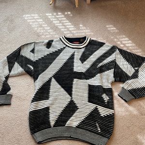 Vintage geometric sweater